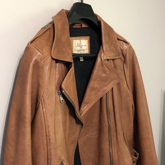 Vintage Wilsons Genuine Leather Moto Jacket - Picture 3 of 13